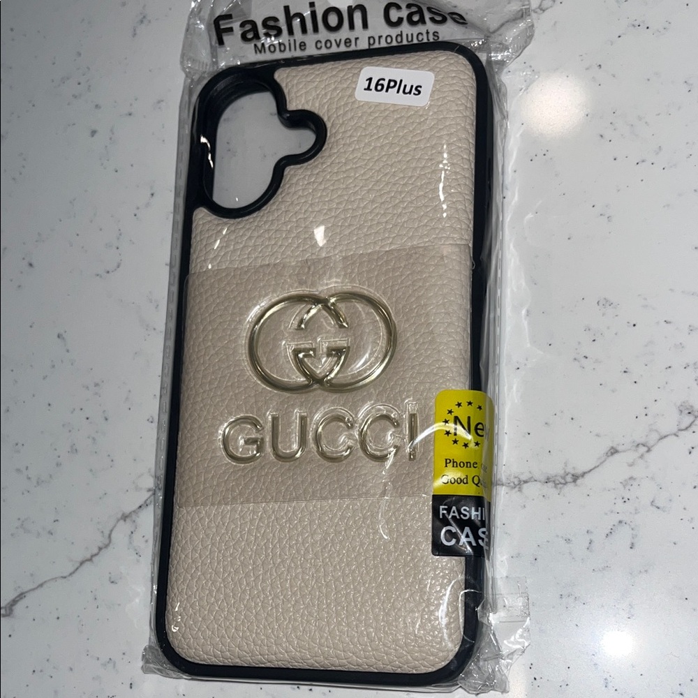 Beige and Black Phone Case